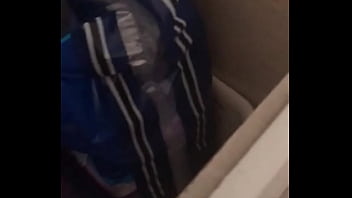 Preview 3 of Milf Moms Cum Inside Pussy - Spying on a hotties tampons and pads in her bathroom