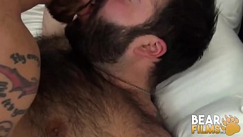 Preview 1 of Bhigi Hui Ladki Ki Photo - BEARFILMS Inked Bear Fingers And Pounds Hairy Enzo Ferrari