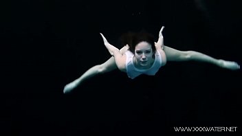 Preview 3 of Mom Reda - Andrejka swims naked in the pool