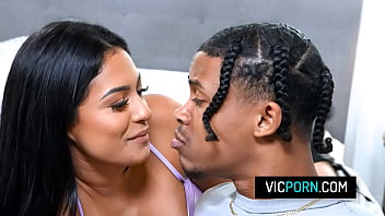 Preview 2 of Sex Haryana A - Grounded latina teen Serena Santos gets pounded rough by her black boyfriend
