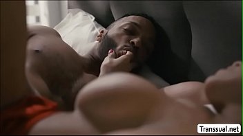 Preview 4 of Natasha Facial - TS Foxxy finally gets anal by stepsis bf