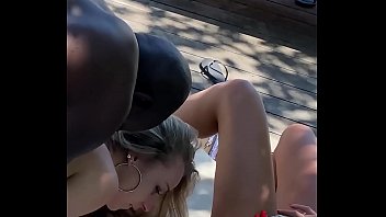 Preview 4 of Exotic Gf - Blond teen Angel Emily gets assbanged by BBC in front of her best friend