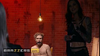 Preview 1 of Oily Pussy Cunt - Big Ass (Gina Valentina) Getting Her Pussy Wet By (Michael Vegas) - Brazzers