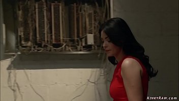Preview 1 of Biggest Cum Explosion - Bound British slut anal fucked by bbc