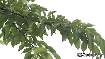 Preview 1 of Greece Mom Sex - JAVHUB Pretty JAV babe sucks and fucks two guys outdoors
