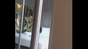 Preview 3 of Chamiya Full Videos - Dany blue al espejo #1 sensual shemale Guadalajara mexico