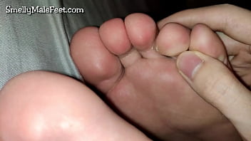 Preview 3 of Big Cuci Com - Take off chub&#039_s smelly socks at night - SmellyMaleFeet #29