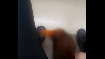 Preview 4 of Fuck My Dot - I&#039_m sticking an anal plug made of a fox tail.
