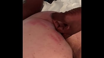 Preview 2 of Balad Sex Com - Dominate black man punishes white submissive BBW slut with belt