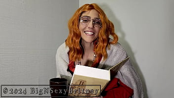 Preview 1 of Wwxxx Hdvideo - Big N Sexy Britney Heads to the Library! - Hot Librarian Blowjob and Facial - Promo Video (1 Minute NSFW Teaser)