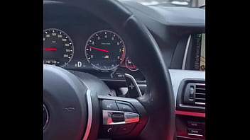 Preview 1 of Ass Petite Old - NYC Road Head in a BMW M5 Times Square