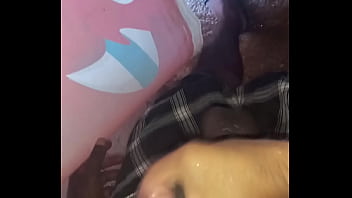 Preview 3 of Peachy Boy Gail - Consigo mi vecina ba&ntilde_ando y no pude evitar masturbarme antes de follarla