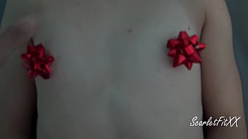 Preview 4 of Boy Phat - Santa Left A Handcuffed Christmas Elf With an Amazing Ass On My Bed - What Now?