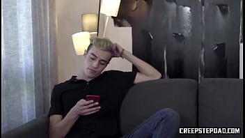 Preview 1 of Wowporn Hd - Twink stepson Sean Peek tricked by stepdad to have hard raw sex