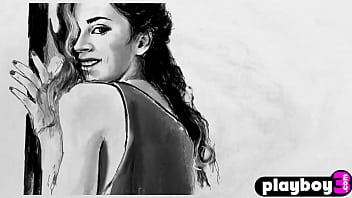 Preview 1 of Couple Reeal - Amazing brunette babe model passion danced and posed