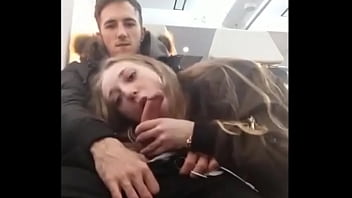 Preview 2 of Sofia Mom Son - public,  blowjob,  blonde