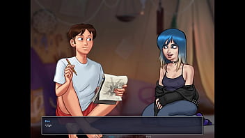 Preview 2 of Sex Olig - Let&#039_s Play - Summertime Saga,  Meet Eve