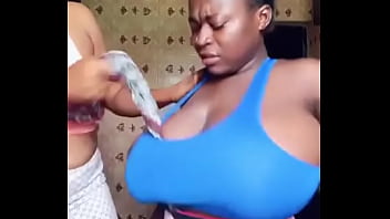 Preview 4 of Rus Ian2 - Ghana girl using her bigger boobs to spark a generator
