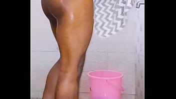 Preview 3 of Big Tits Doggy Facing Cam - Permanent caged sissy take bath do dance being submissive and loyal to her mistress
