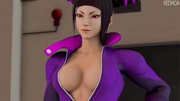 Preview 1 of Spit Bull5 - Futa Cammy x Juri