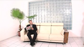 Preview 1 of Eating Passy - Brunette milf hardcore anal in office