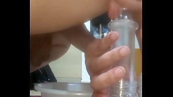 Preview 1 of Hq Porn Upen - I inject liqueur into the intestine by myself.
