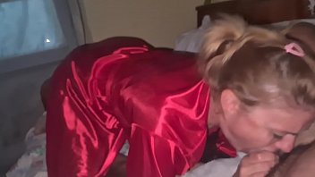 Preview 3 of Crazy For Teen - The slutty step daug sucks him well and still her big facock.
