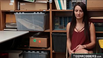 Preview 1 of Marc Dylan 3gp - Petite Teen Get Naked in Front of Mall Guard for Stealing - Teenrobbers.com