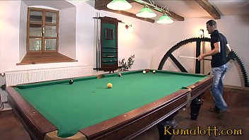 Preview 1 of 2 Saby - Kumalott - Maid Sabrina Hard Fuck On the Billard Table