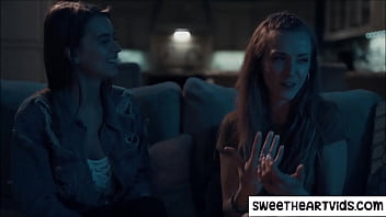 Preview 1 of Sex And Pilo In Back - stepSisters meet again after ten years