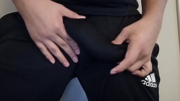 Preview 1 of Fuck Pussy Legs Behind Head - Stroking my horny cock
