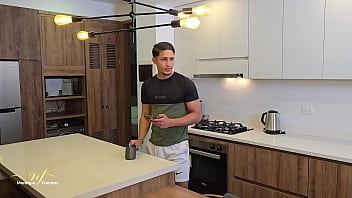 Preview 1 of Xxnxx Com Mp4 - Milf catch her rommie spying on her and collects the rent with hard sex - Monique Fuentes