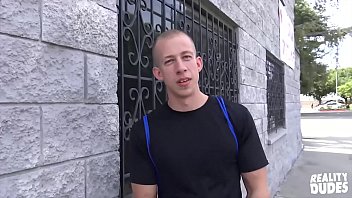 Preview 1 of She Rides His Cock - POV Gay Anal Fuck With Tall Cute Guy Met In The Street - Reality Dudes