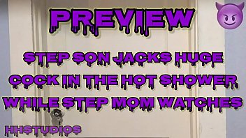 Preview 1 of Wwwxxx Fst Time - Hardcore Harold Jacks Huge Cock In The Hot Shower