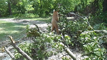 Preview 1 of Englishxxxbf - Clearing storm damage naked