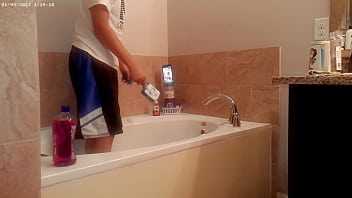 Preview 2 of Husband Ded - Generally tiding up the Bathroom Housechore work