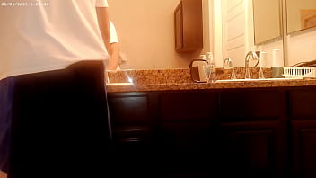 Preview 4 of Husband Ded - Generally tiding up the Bathroom Housechore work
