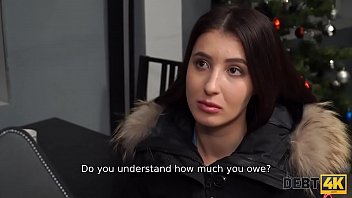 Preview 2 of Italian Fat Girls Sex - DEBT4k. All-natural brunette does her best to get money for a car