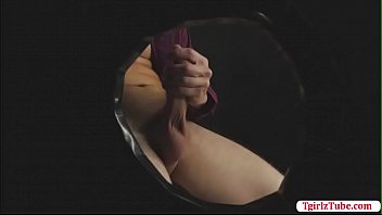 Preview 2 of Bbw Nicola - Horny Guy fucks TS Natalie Mars butthole