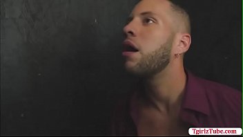 Preview 1 of Bbw Nicola - Horny Guy fucks TS Natalie Mars butthole