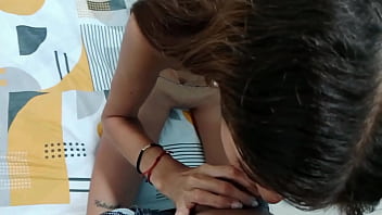Preview 4 of Amateur Office Bj - Mi amigo me invit&oacute_ a visitar y quiere semen en mi co&ntilde_o.