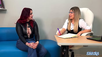 Preview 2 of Free 3gpking Japan Download - Shairapsychosex invites ChristyEvansx a horny mature redhead lesbian to therapy