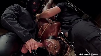 Preview 2 of Kimmy Granger Solo Squirt - ebony rough banged and whipped