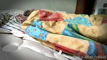 Preview 2 of Clinder Sex - Shaking loud moaning orgasm beneath blankets