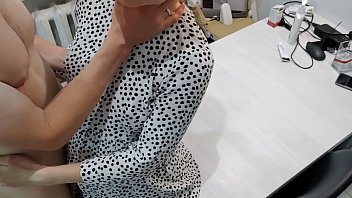 Preview 1 of Creampie Uncensored Jav - POV preggo wife kitchen fuck