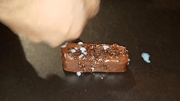 Preview 4 of 3 Girl And Boy Wwwxxxmv - My creamy Cum topping for my chocolate fudge ganzito.