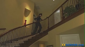 Preview 1 of Devon Lee Neigh - Trans cop gets facial after riding perp