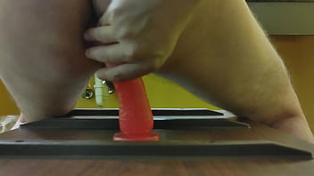 Preview 2 of Sitting Down Sex - Playing new toy 7