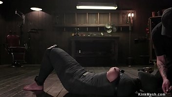Preview 2 of Milk Farm Xnxx - Busty in back arch bondage caned