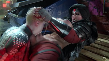 Preview 3 of Balk Xnxx - Harley Quinn The Throat Queen[Amazonium]